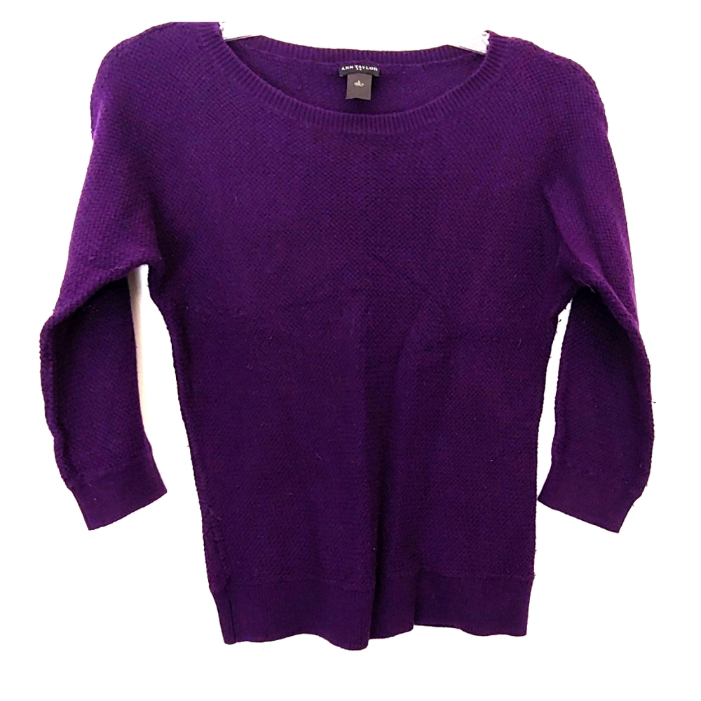 Purple Ann Taylor sweater